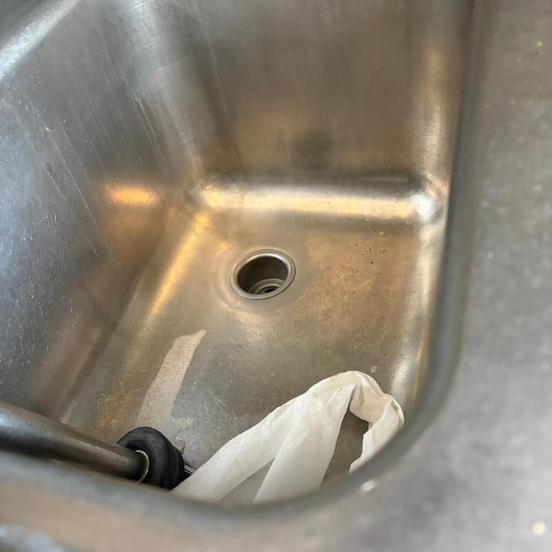 Sink drain gasket and nut replacement inside sink basin