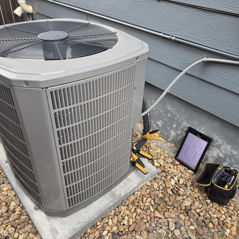 American Standard air conditioner with diagnostic tools