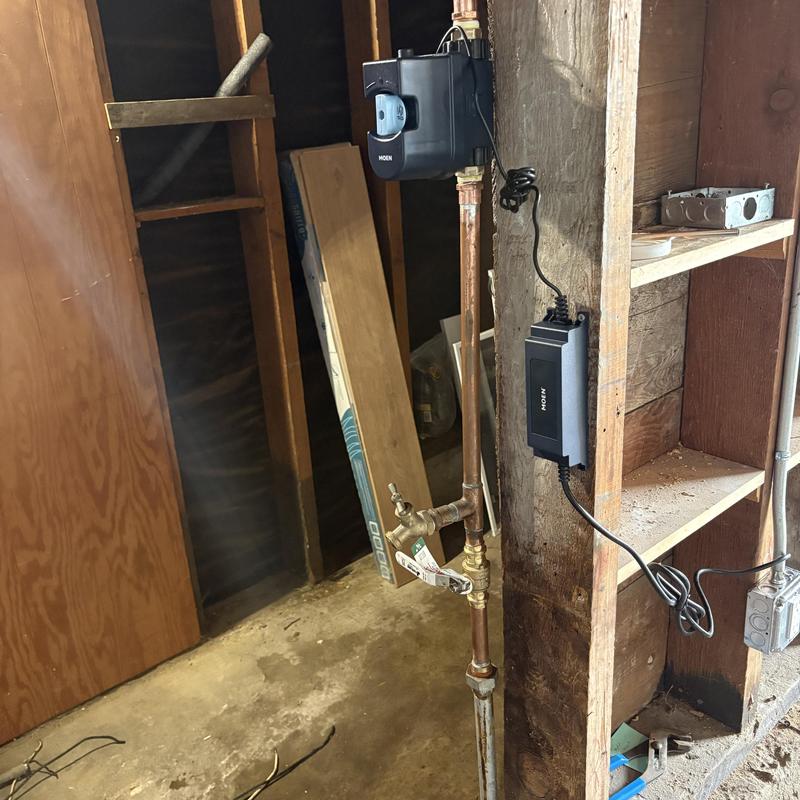 Moen Flo smart water shutoff valve installation