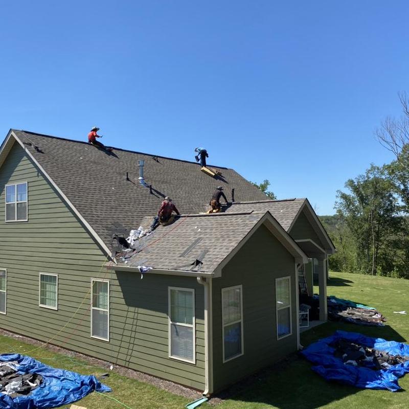 Roof shingles replacement on residential home in Duncan SC
