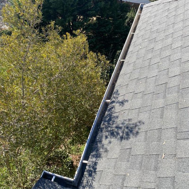 Roof shingles with minor storm damage in Rock Hill SC