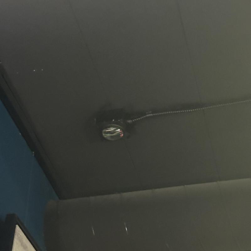 Ceiling-mounted electrical conduit and junction box installation Ceiling-mounted electrical conduit and junction box installation