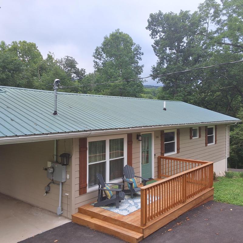 Metal roof over original shingles on residential home