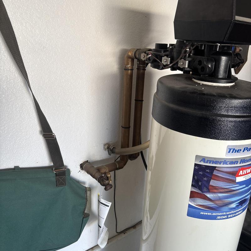 Water softener system with copper piping in Glendale, AZ