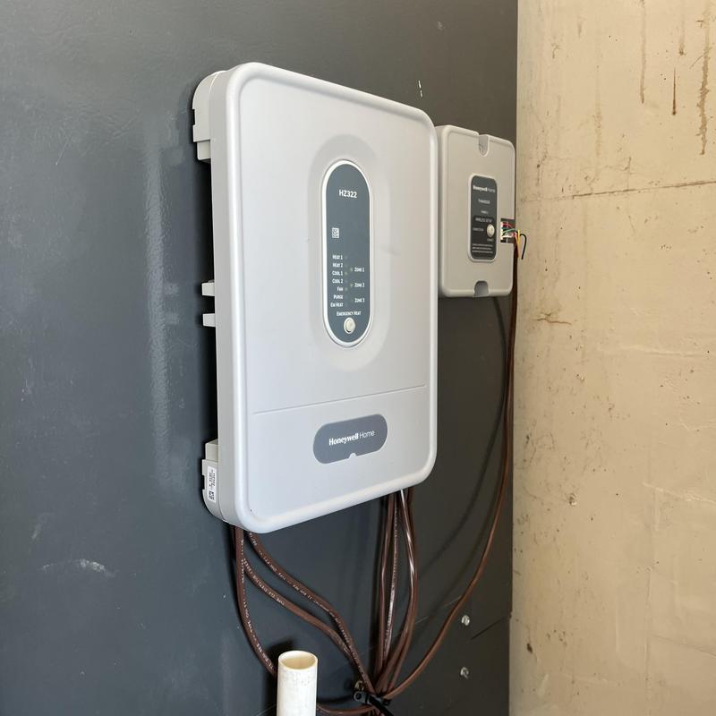Honeywell HVAC zoning control panel installation Honeywell HVAC zoning control panel installation