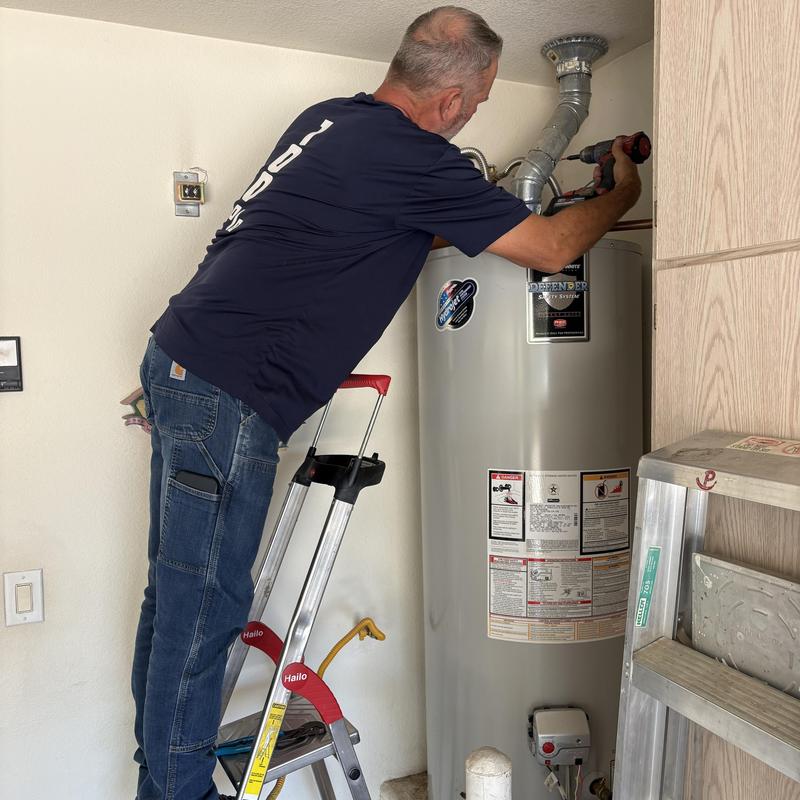 50 gallon gas water heater installation in Glendale, AZ