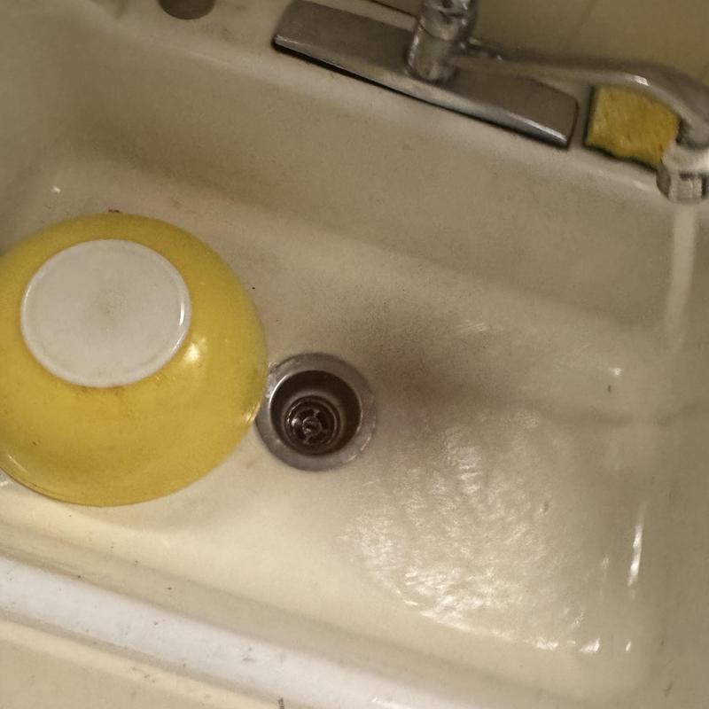 Kitchen sink drain clearing with Super-V machine