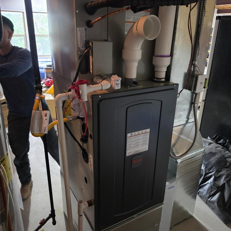 Trane S9X1C100U5PSBBA high efficiency furnace installation