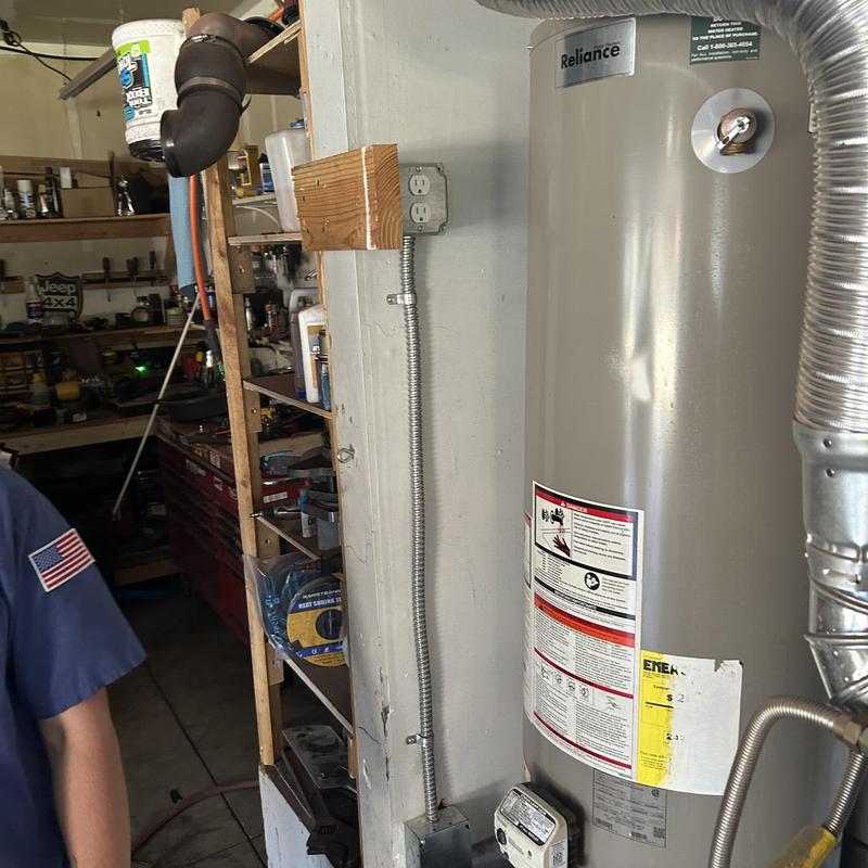 Tankless water heater receptacle installation in Boise Tankless water heater receptacle installation in Boise