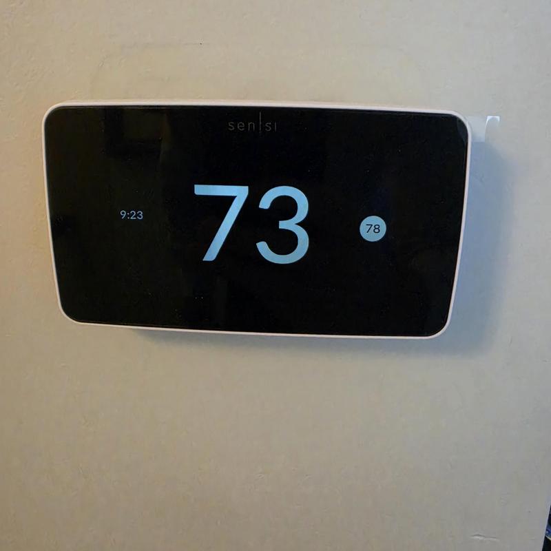 Sensi 2 touchscreen thermostat on wall