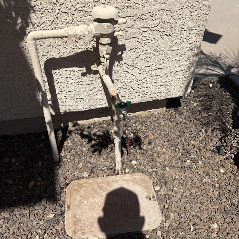 12 Inch Pressure Vacuum Breaker with Outdoor Hose Bib