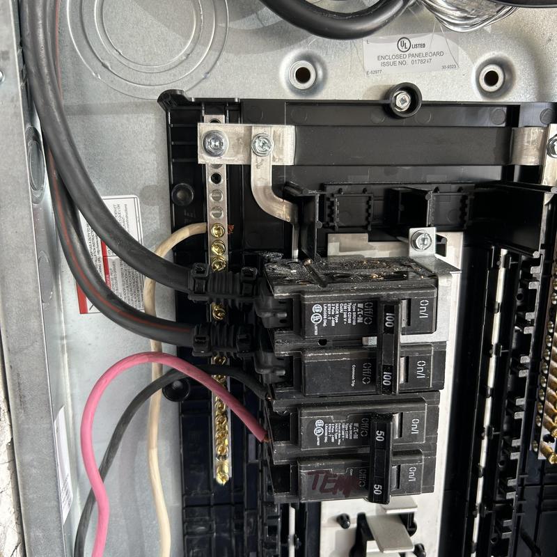 100 amp main breaker subpanel with wiring installation 100 amp main breaker subpanel with wiring installation