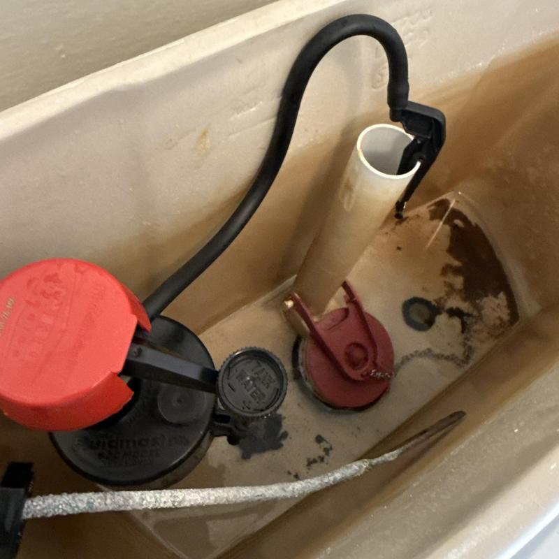 Toilet fill valve and flush valve gasket seal installation