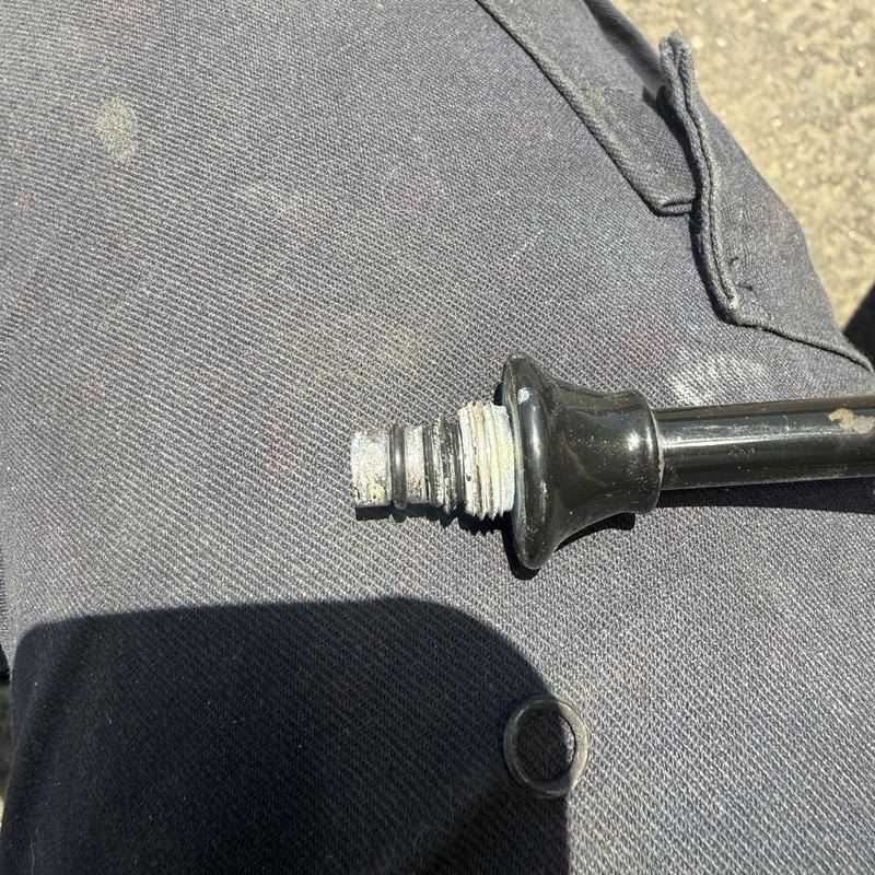 Moen faucet cartridge stem with gasket damage