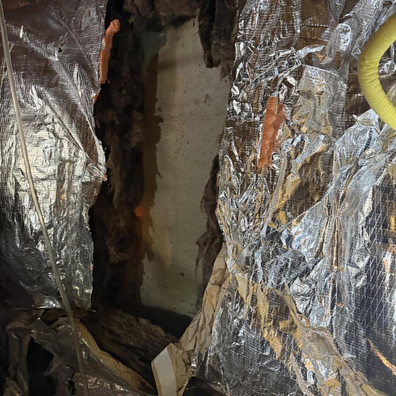 Tankless water heater removal opening in wall insulation Tankless water heater removal opening in wall insulation