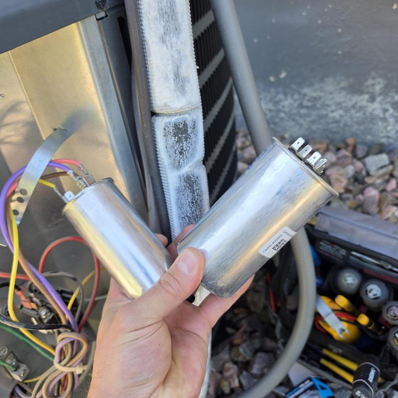 Goodman air conditioner voltage capacitor replacement