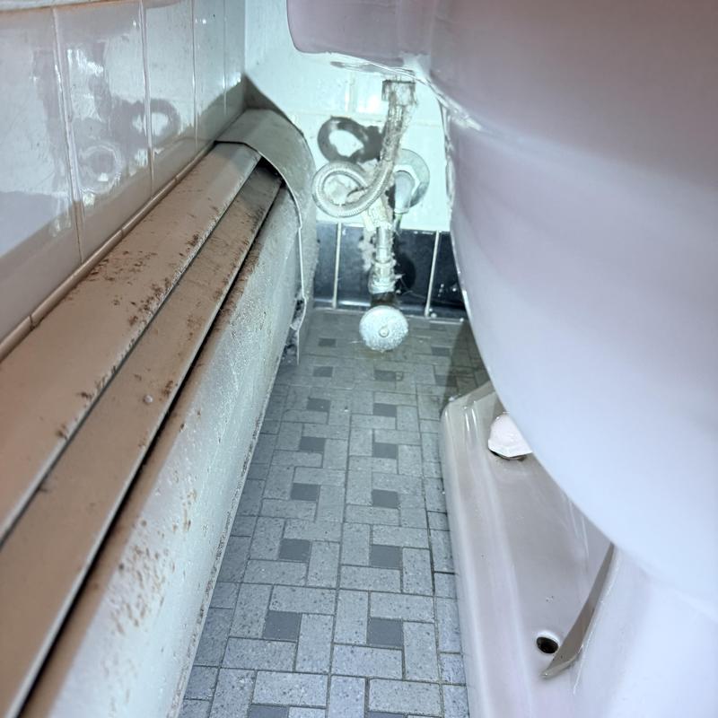 Toilet water supply valve and shut off installation