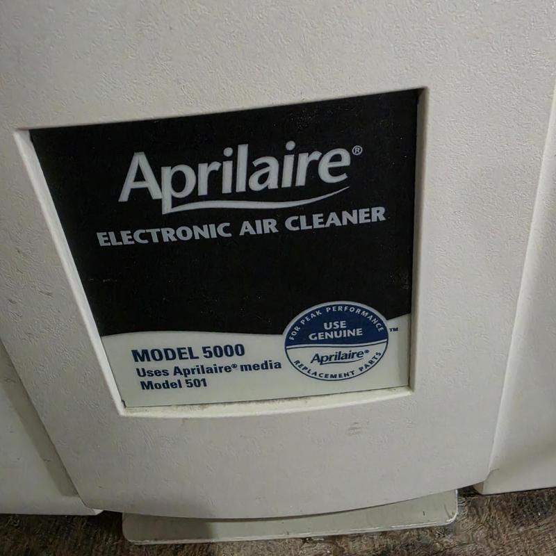 Aprilaire Model 5000 electronic air cleaner panel