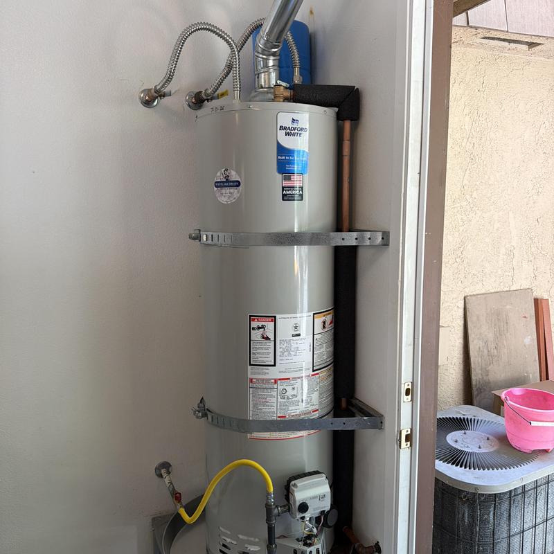 Bradford White 40-gallon water heater installation Bradford White 40-gallon water heater installation