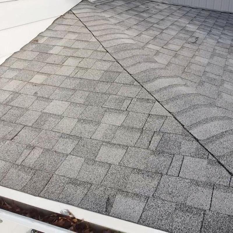 Tamko Titan XT asphalt shingles on residential roof Tamko Titan XT asphalt shingles on residential roof