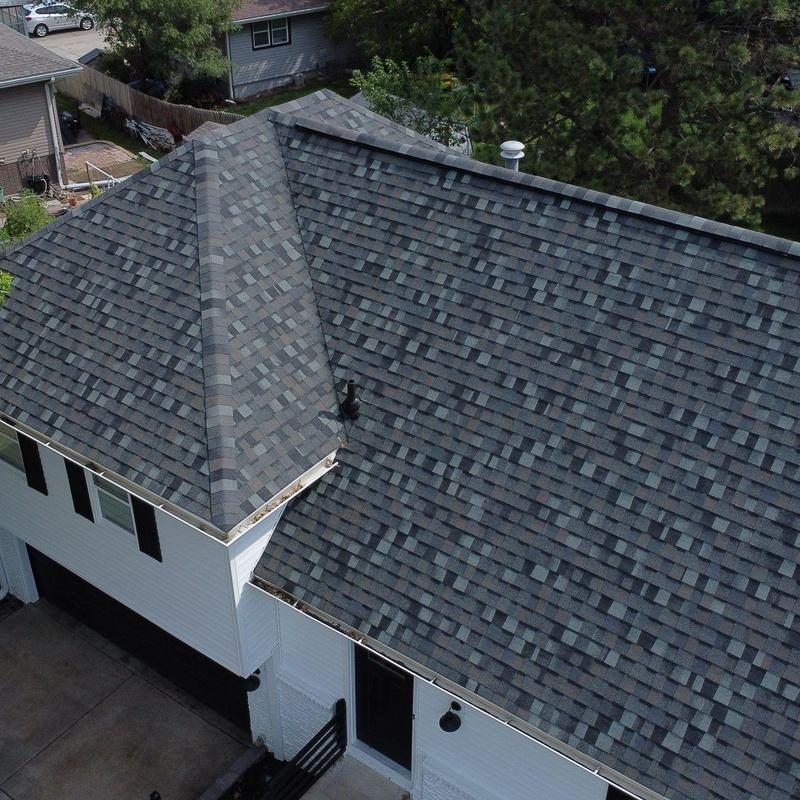 Tamko Titan XT shingles on residential roof Lincoln Tamko Titan XT shingles on residential roof Lincoln