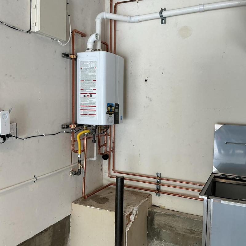 Navien NPE 240SA tankless water heater installation