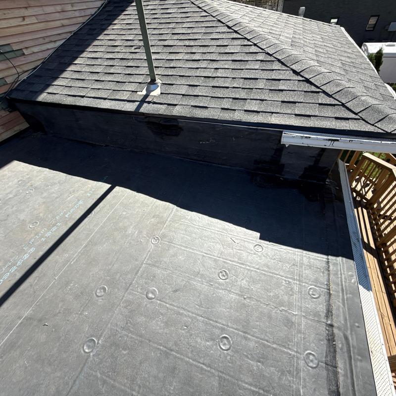 Carlisle Sure-Seal Kleen EPDM flat roof installation Carlisle Sure-Seal Kleen EPDM flat roof installation