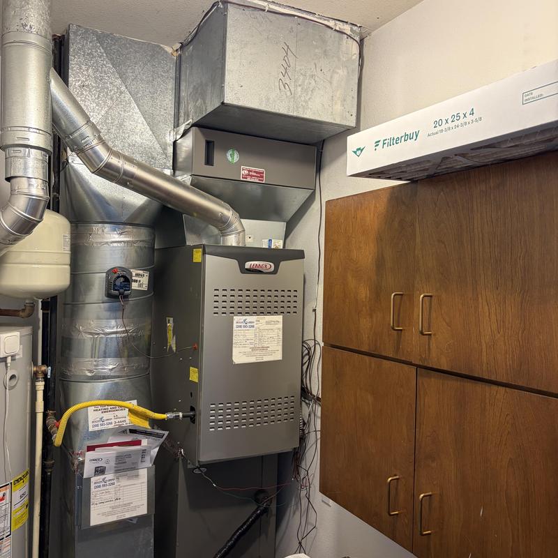 MERV 13 air filter and Lennox furnace system