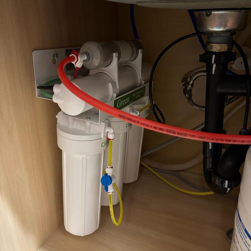 Five-stage Green RO water filtration system under sink Five-stage Green RO water filtration system under sink