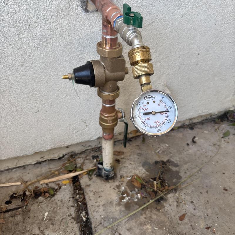 1” Water Softener Loop with Pressure Regulator Valve