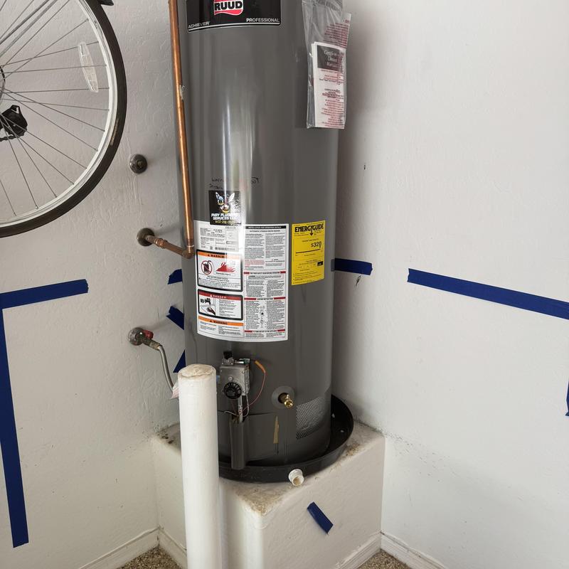 50 gallon gas water heater installation in Goodyear, AZ 50 gallon gas water heater installation in Goodyear, AZ