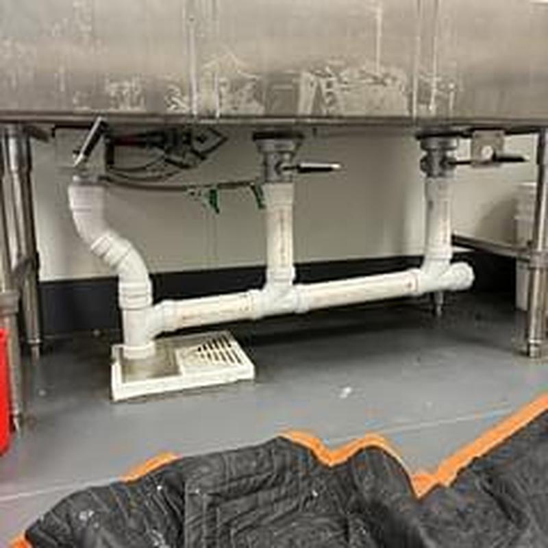 3 lever drain pipes under 3 bay sink installation 3 lever drain pipes under 3 bay sink installation