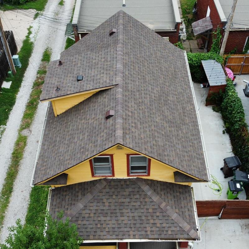 Tamko Titan XT shingles on residential roof Tamko Titan XT shingles on residential roof