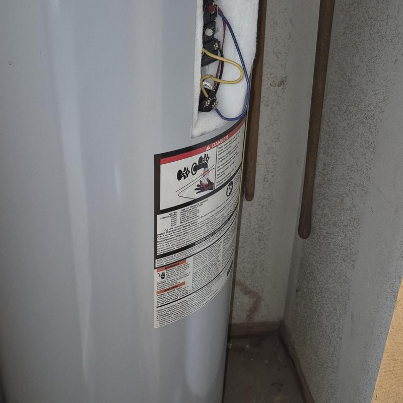 50-gallon electric water heater wiring replacement