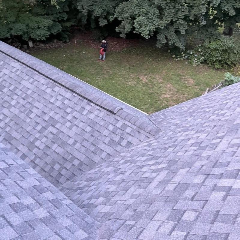 Asphalt shingle roof installation in Old Lyme CT