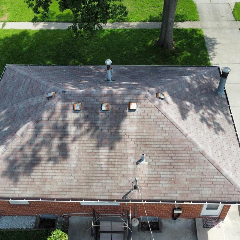 Tamko Stormfighter Flex roof with vents and chimneys Tamko Stormfighter Flex roof with vents and chimneys