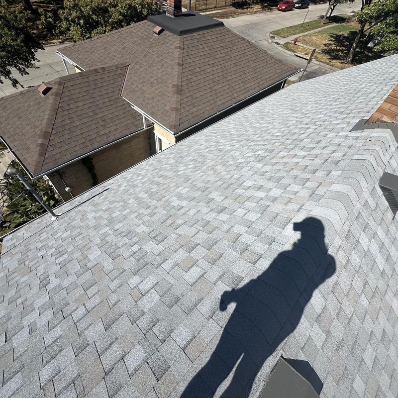 Tamko Titan XT roof shingles on residential roof Tamko Titan XT roof shingles on residential roof