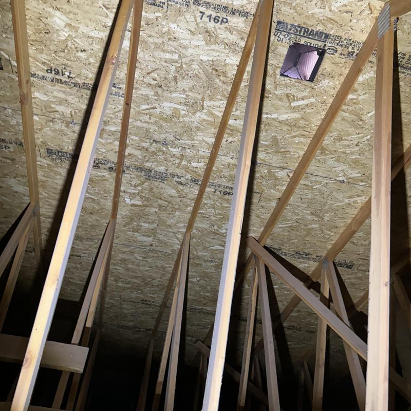 Roof sheathing and attic framing inspection in Hayden, ID Roof sheathing and attic framing inspection in Hayden, ID