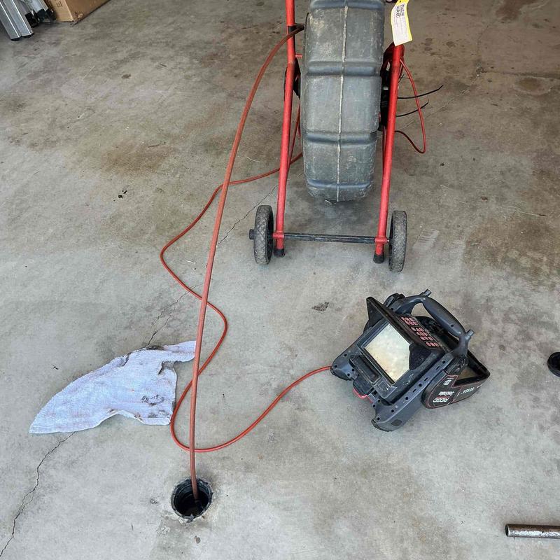 Sewer line camera inspection with root intrusion detection