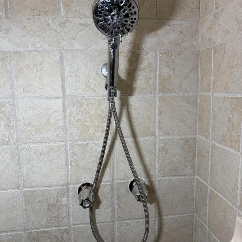 Shower stem and trim with handheld showerhead