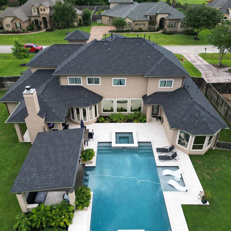 Tamko Titan XT Rustic Black shingle roof installation Tamko Titan XT Rustic Black shingle roof installation