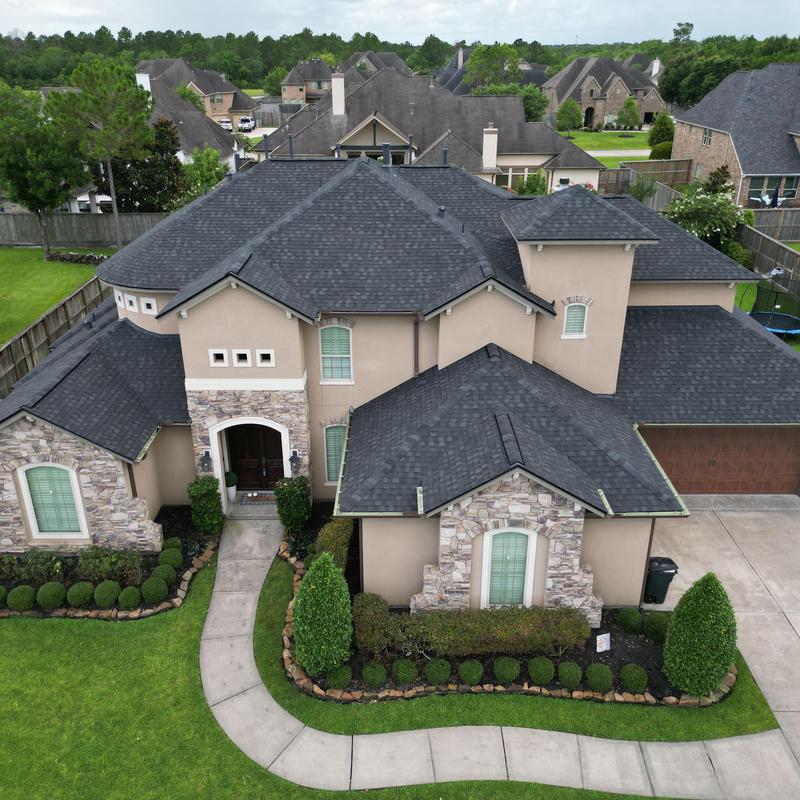 Tamko Titan XT Rustic Black roof installation, Friendswood TX Tamko Titan XT Rustic Black roof installation, Friendswood TX