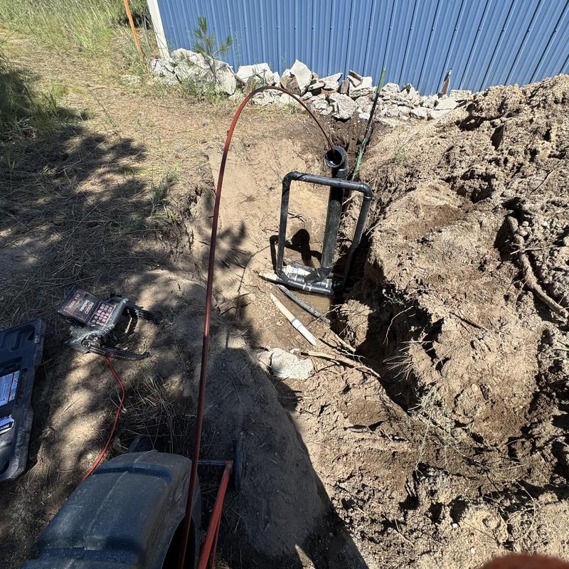 Sewer cleanout with jetting and camera inspection Sewer cleanout with jetting and camera inspection