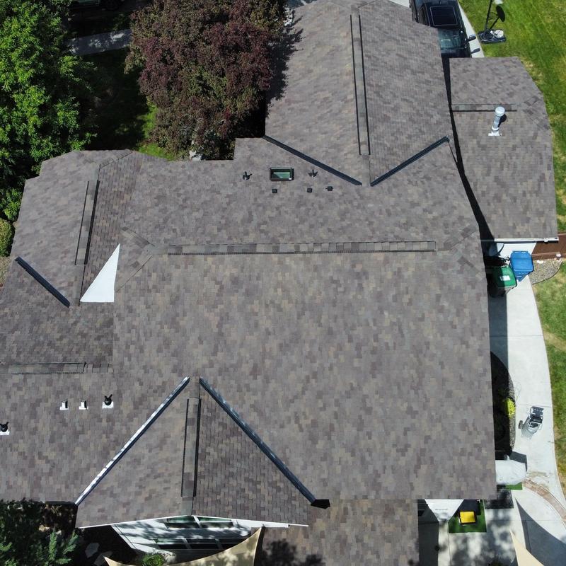 CertainTeed Presidential Autumn Blend shingle roof installation CertainTeed Presidential Autumn Blend shingle roof installation