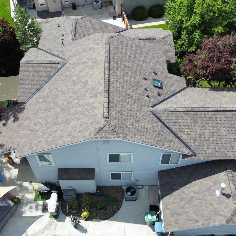 CertainTeed Presidential Autumn Blend shingle roof installation CertainTeed Presidential Autumn Blend shingle roof installation