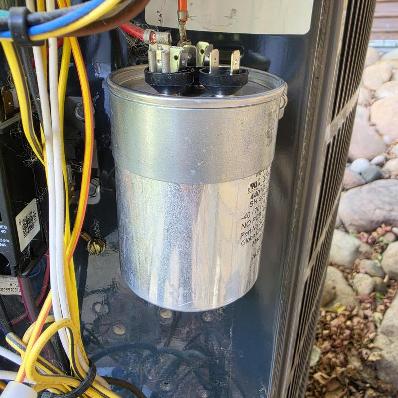 Voltage absorption capacitor on American Standard AC unit