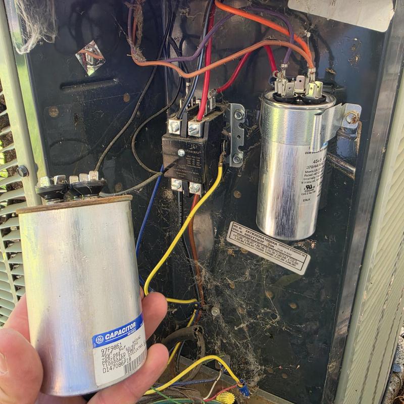 Voltage absorption capacitor replacement on American Standard AC
