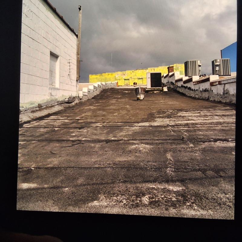 Flat roof with total failure on commercial building