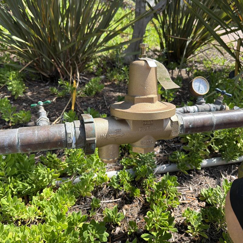 2 inch 600xl water pressure regulator installation outdoors