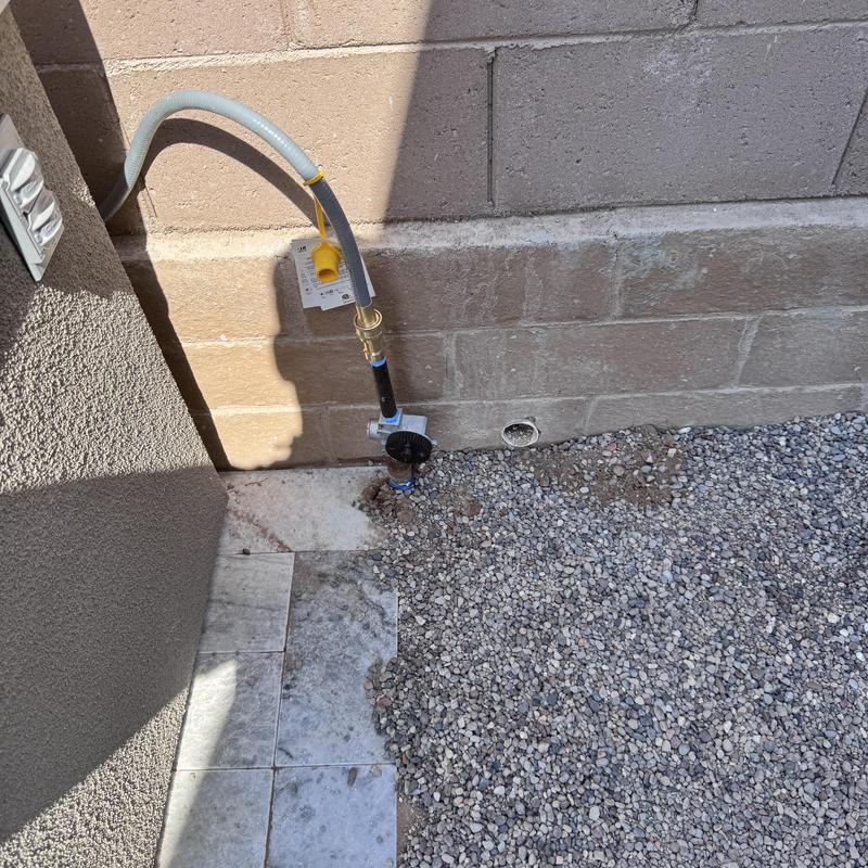 Gas timing meter on barbecue gas line installation Gas timing meter on barbecue gas line installation